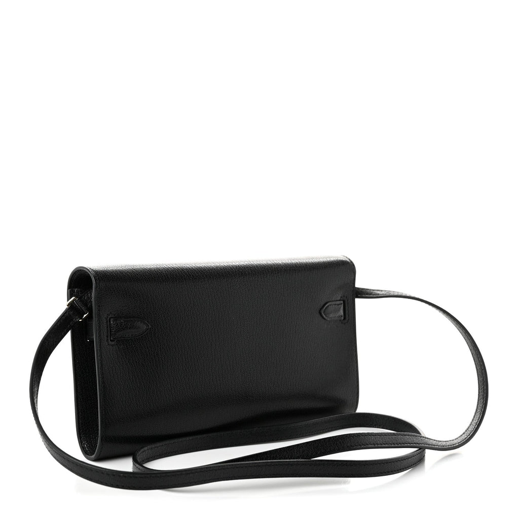 Chevre Chamkila Kelly Wallet To Go Black