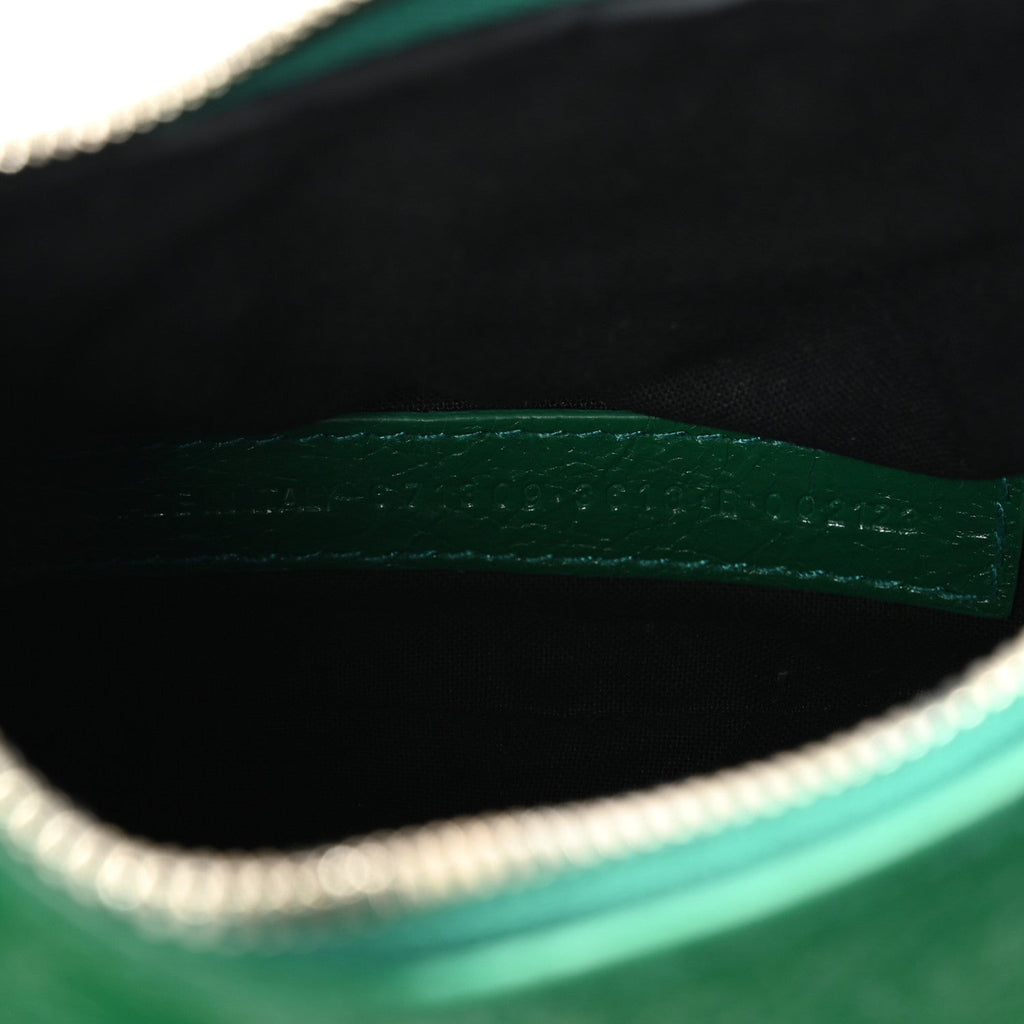Agneau Arena Le Cagole Shoulder Bag XS Jade