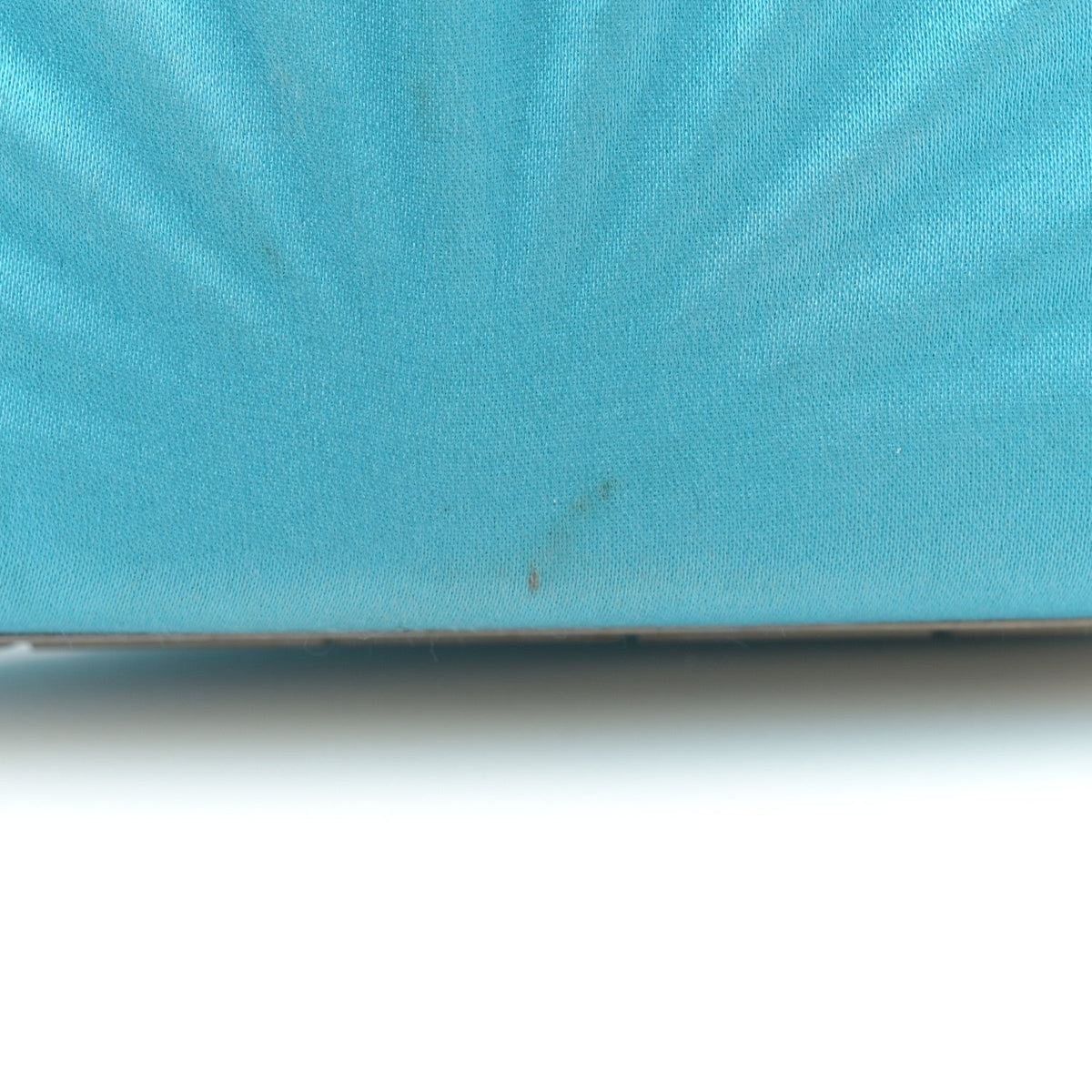 Satin Pearl Shell Clutch Bag Turquoise