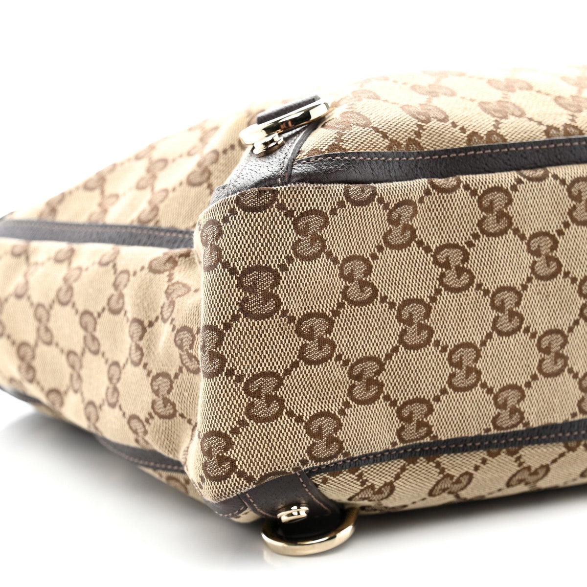 Monogram Medium Abbey Tote  Brown