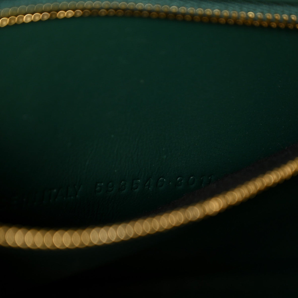 Shiny Calfskin Crocodile Embossed Small Hourglass Top Handle Bag Forest Green
