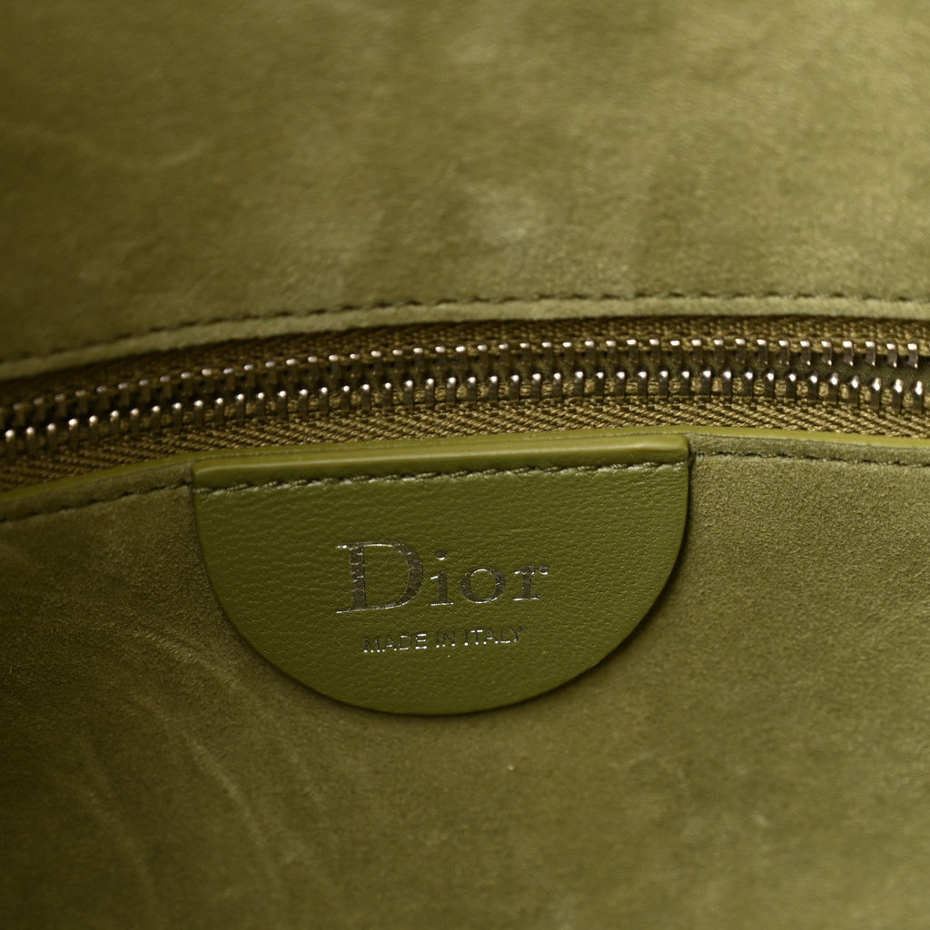 Suede Cannage Toujours Hobo Army Green