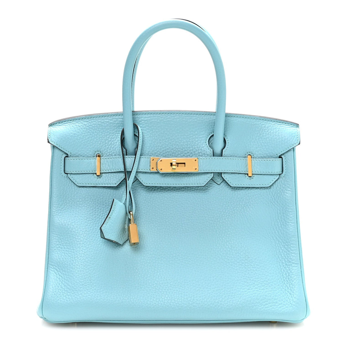 Togo Birkin 30 Bleu Saint Cyr