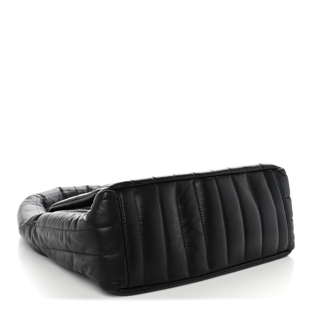 Thin Calfskin Small Monaco Sling Shoulder Bag Black