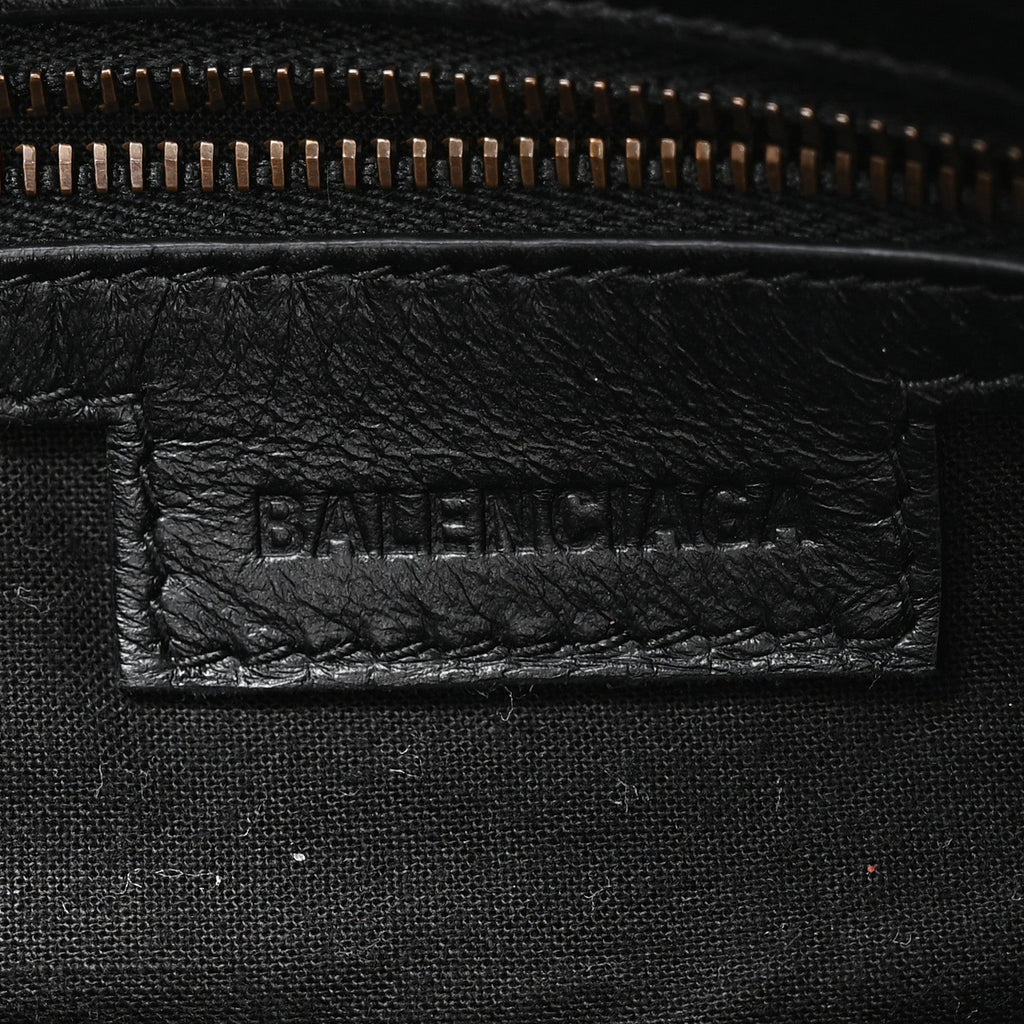 Agneau Arena Classic Hardware Le City First Bag Black