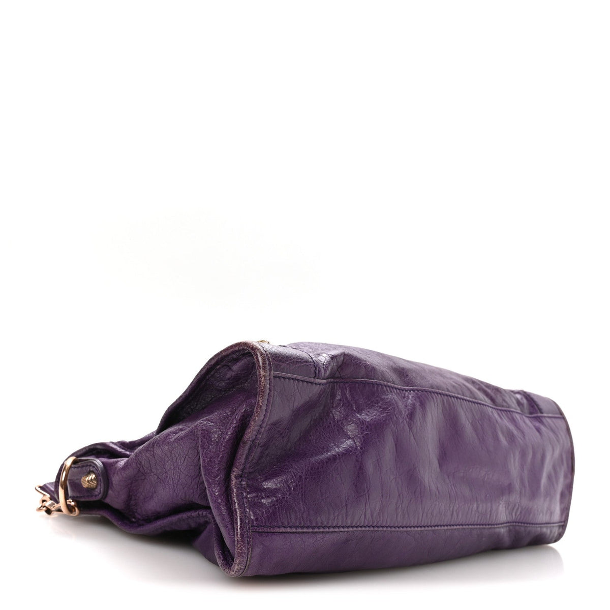 Agneau Giant 12 Rose Gold Hardware City Dark Violet