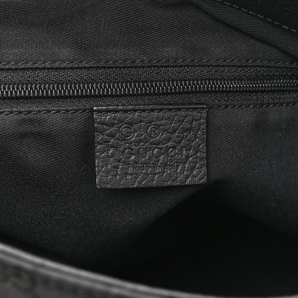 Monogram Shoulder Bag Black