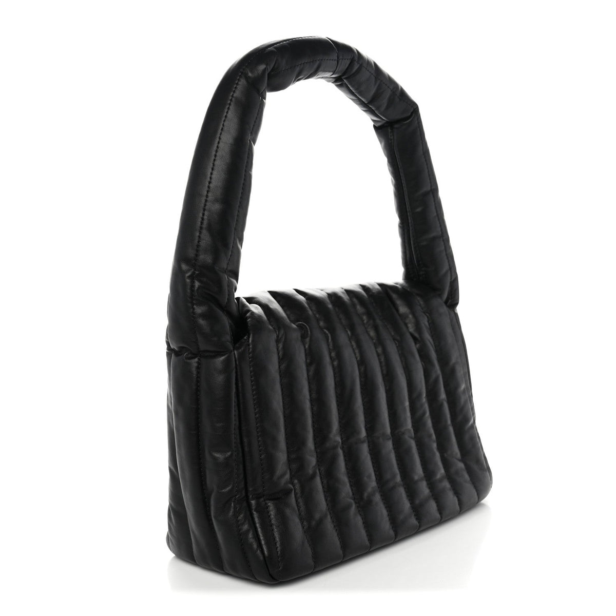 Thin Calfskin Small Monaco Sling Shoulder Bag Black