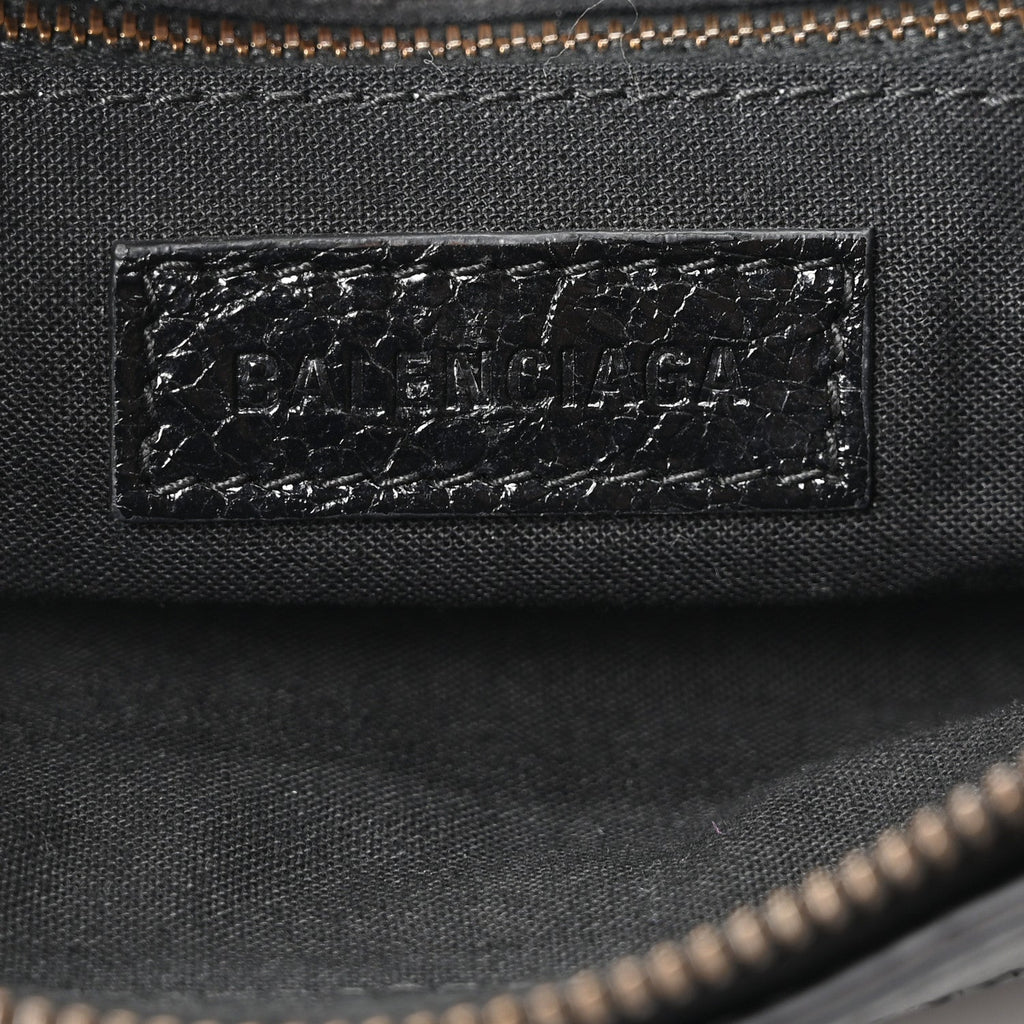 Agneau Arena Classic Hardware Le City First Bag Black