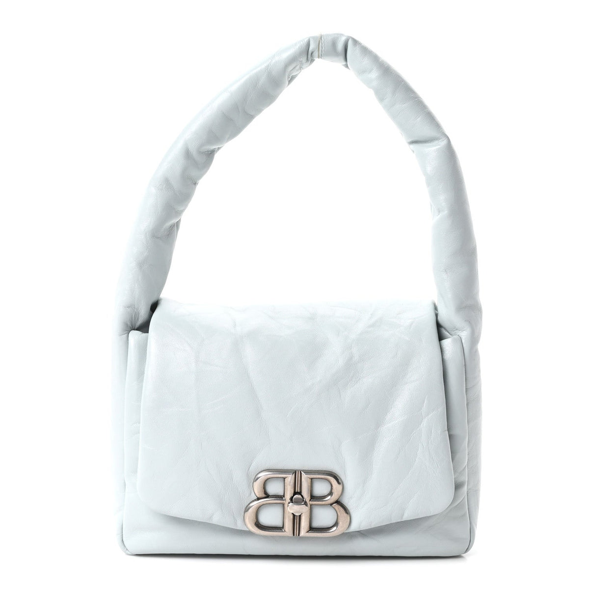 Thin Calfskin Small Monaco Sling Shoulder Bag  Light Blue