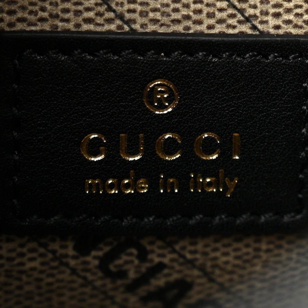 X GUCCI GG Supreme Monogram Small Hourglass Top Handle Bag Beige Ebony