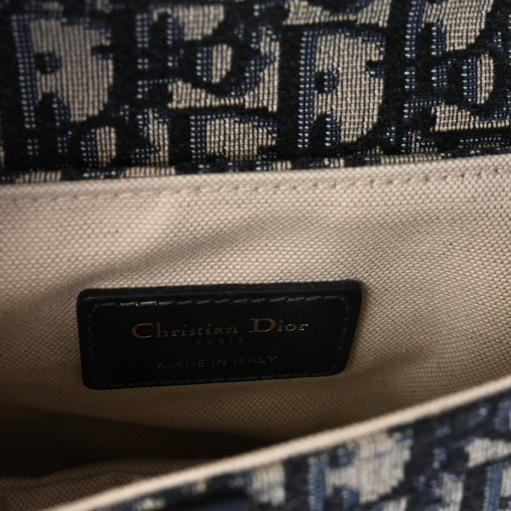 Oblique Mini Saddle Bag Blue