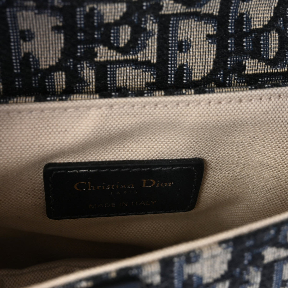 Oblique Mini Saddle Bag Blue