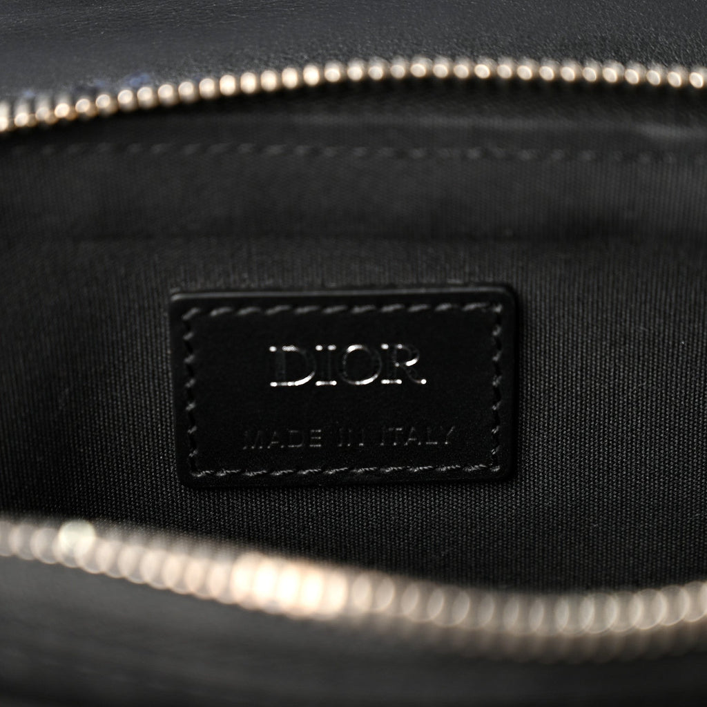 Tweed Saddle Bag Dark Blue
