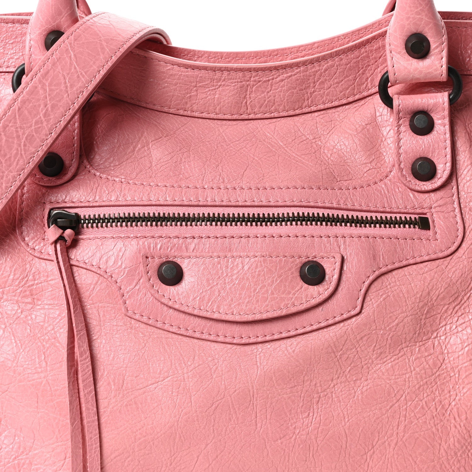 Agneau Arena Classic Hardware Medium Le City Vintage Pink