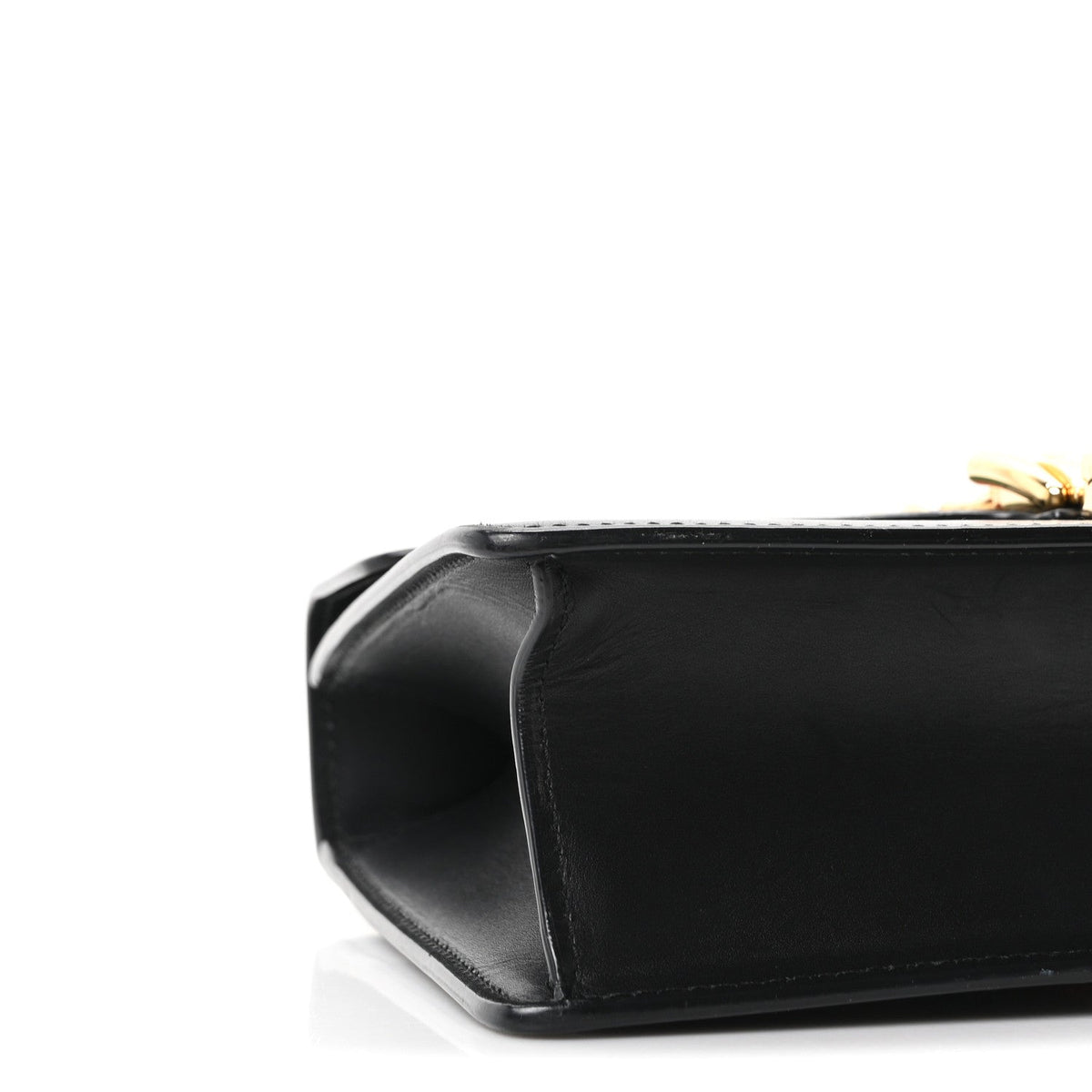Calfskin Small Sylvie Shoulder Bag Black
