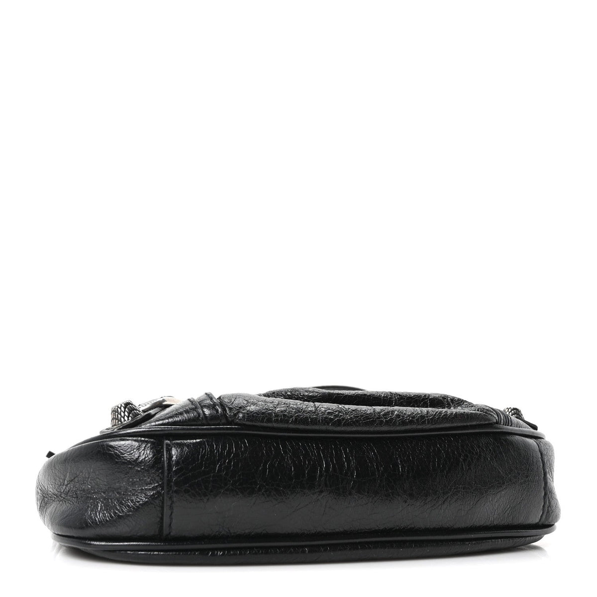 Agneau Arena Le Cagole Mini Purse With Chain Black