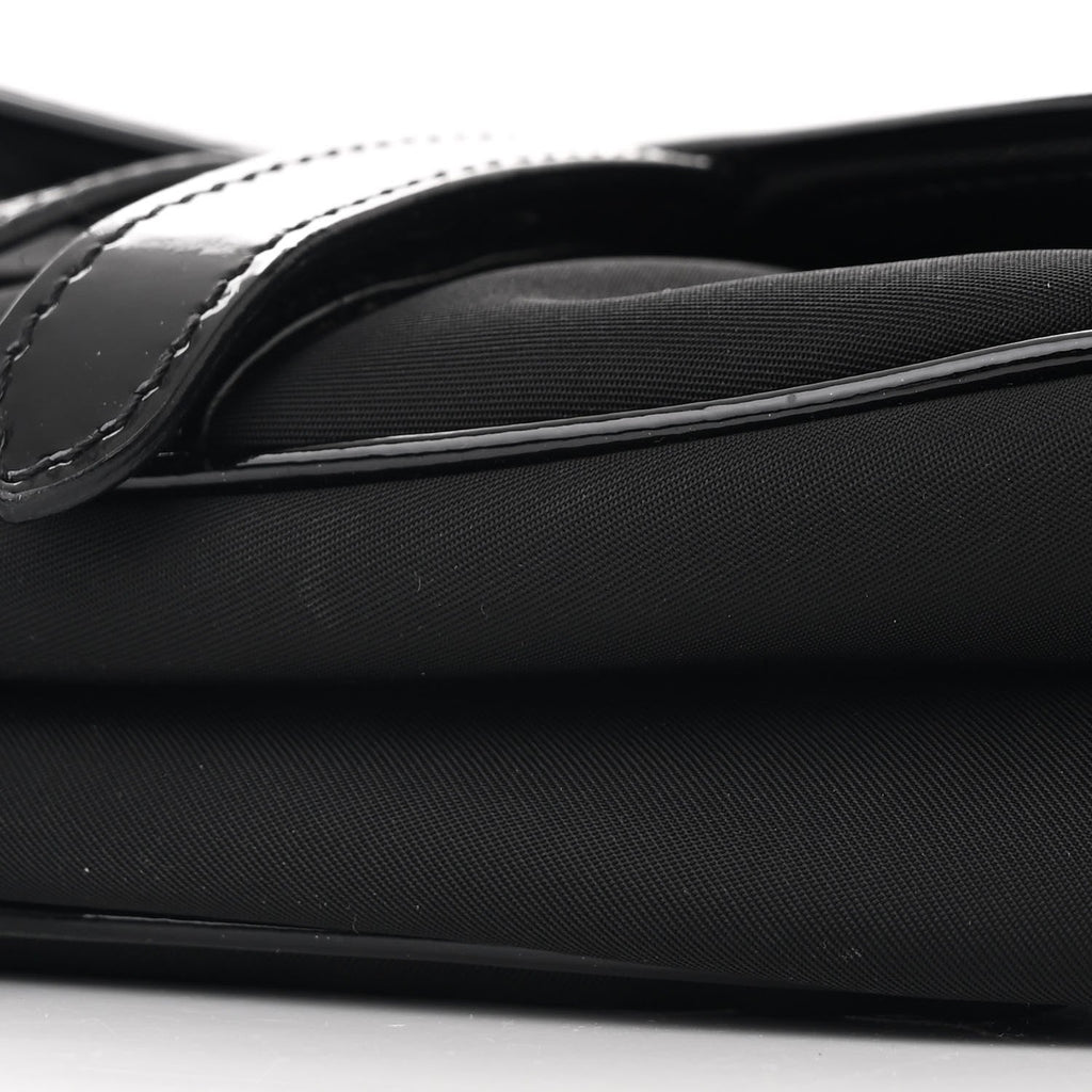 Nylon Saddle Bag Black