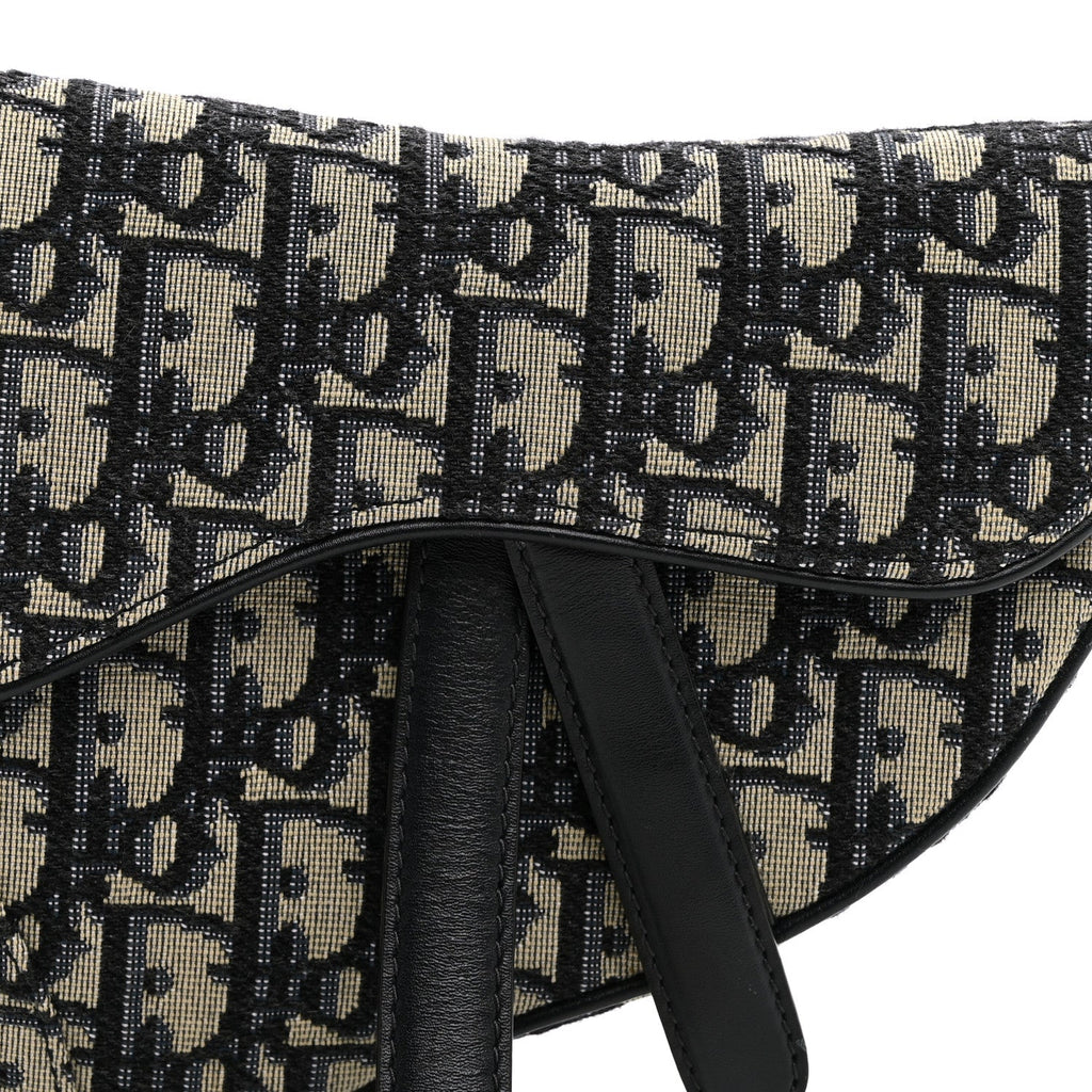 Oblique Mini Saddle Bag Blue