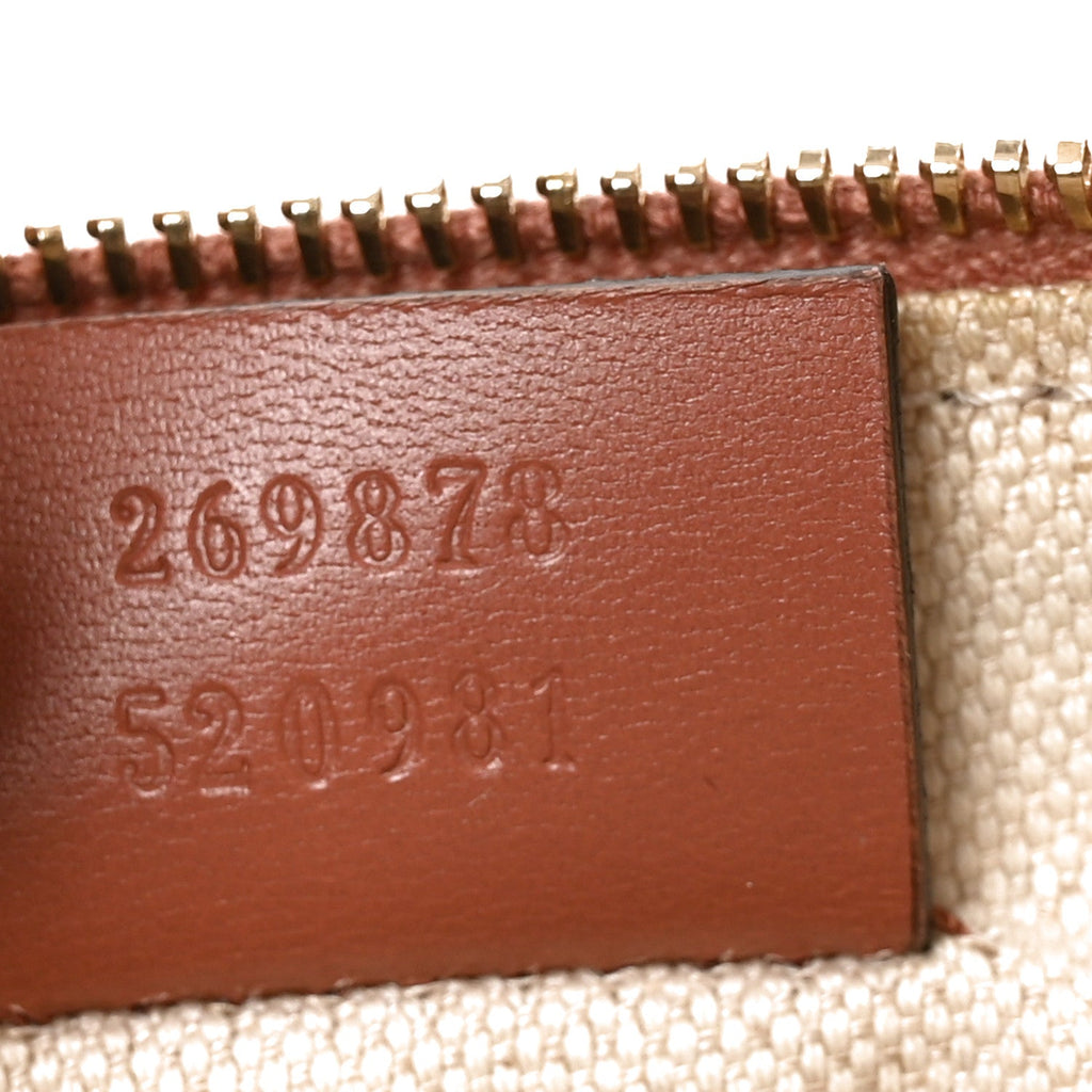 Monogram Small Craft Tote Brown