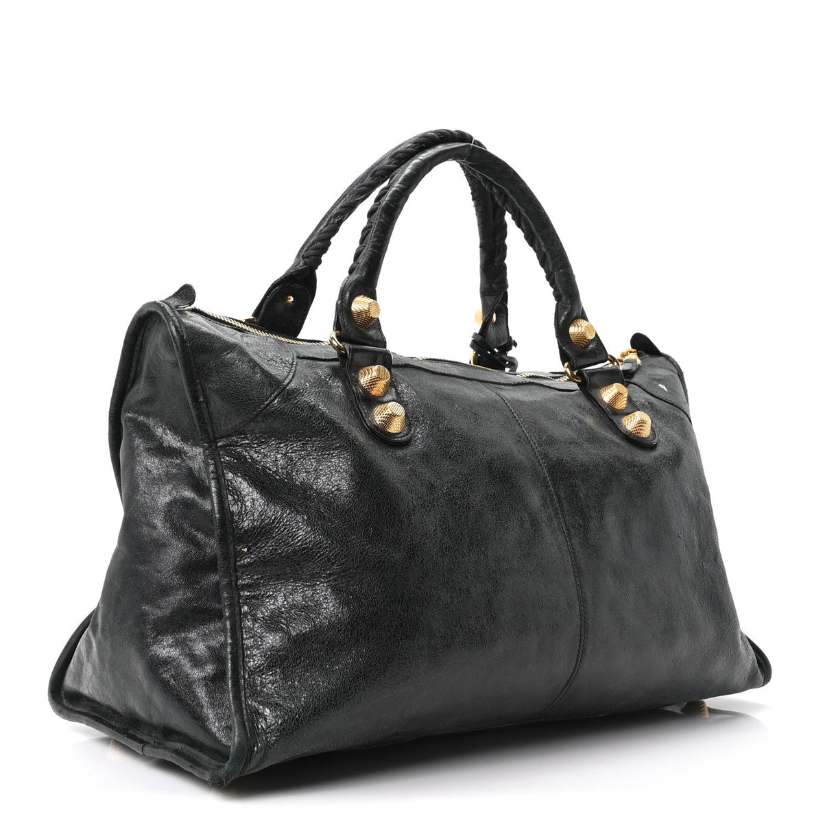 Agneau Giant 21 Gold Hardware Work Black