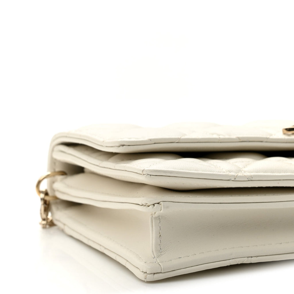 Lambskin Cannage Mini My Dior Bag Latte