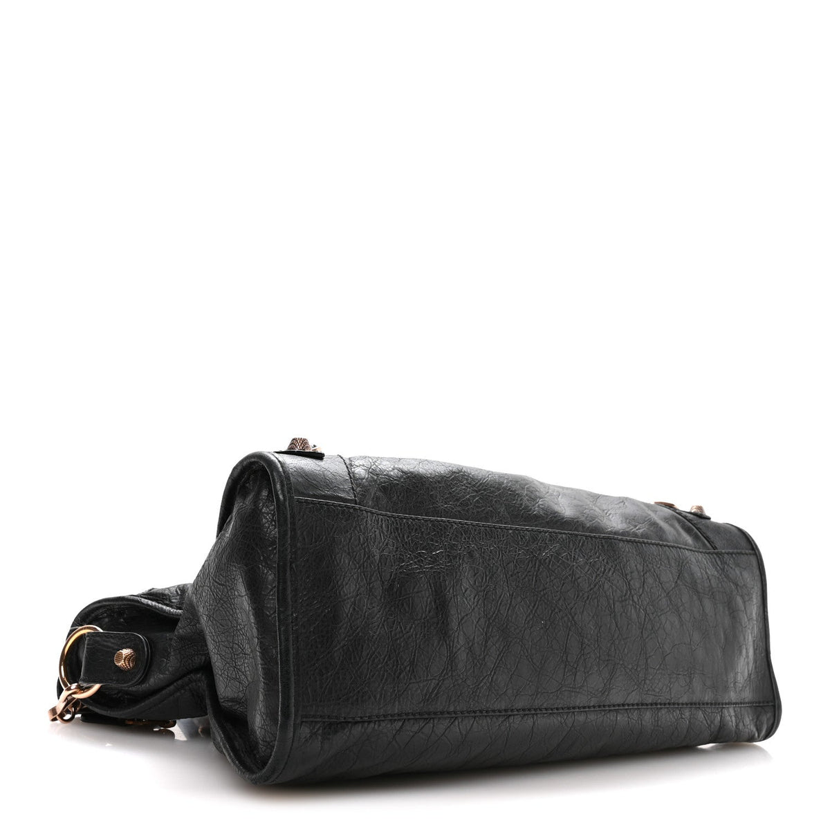 Agneau Giant 12 Rose Gold Hardware City Black