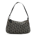 Monogram Shoulder Bag Pochette Black