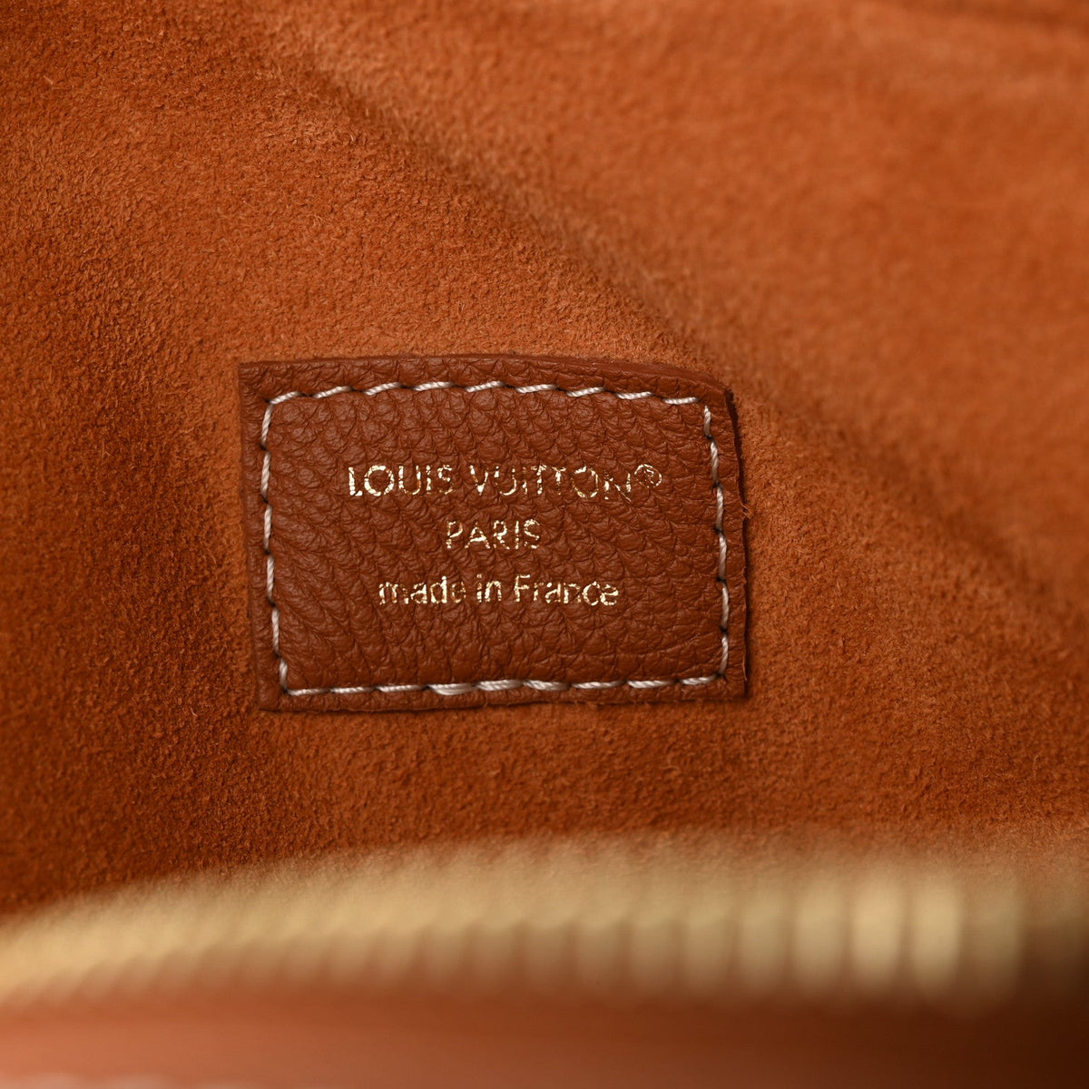 Grained Calfskin Low Key Speedy 30 Cognac
