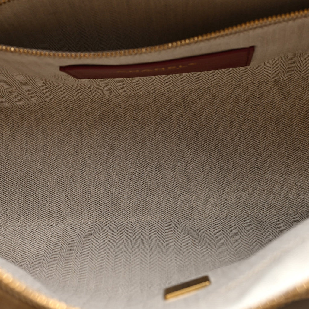 Suede Calfskin Quilted Camerissimo Camera Case Dark Khaki