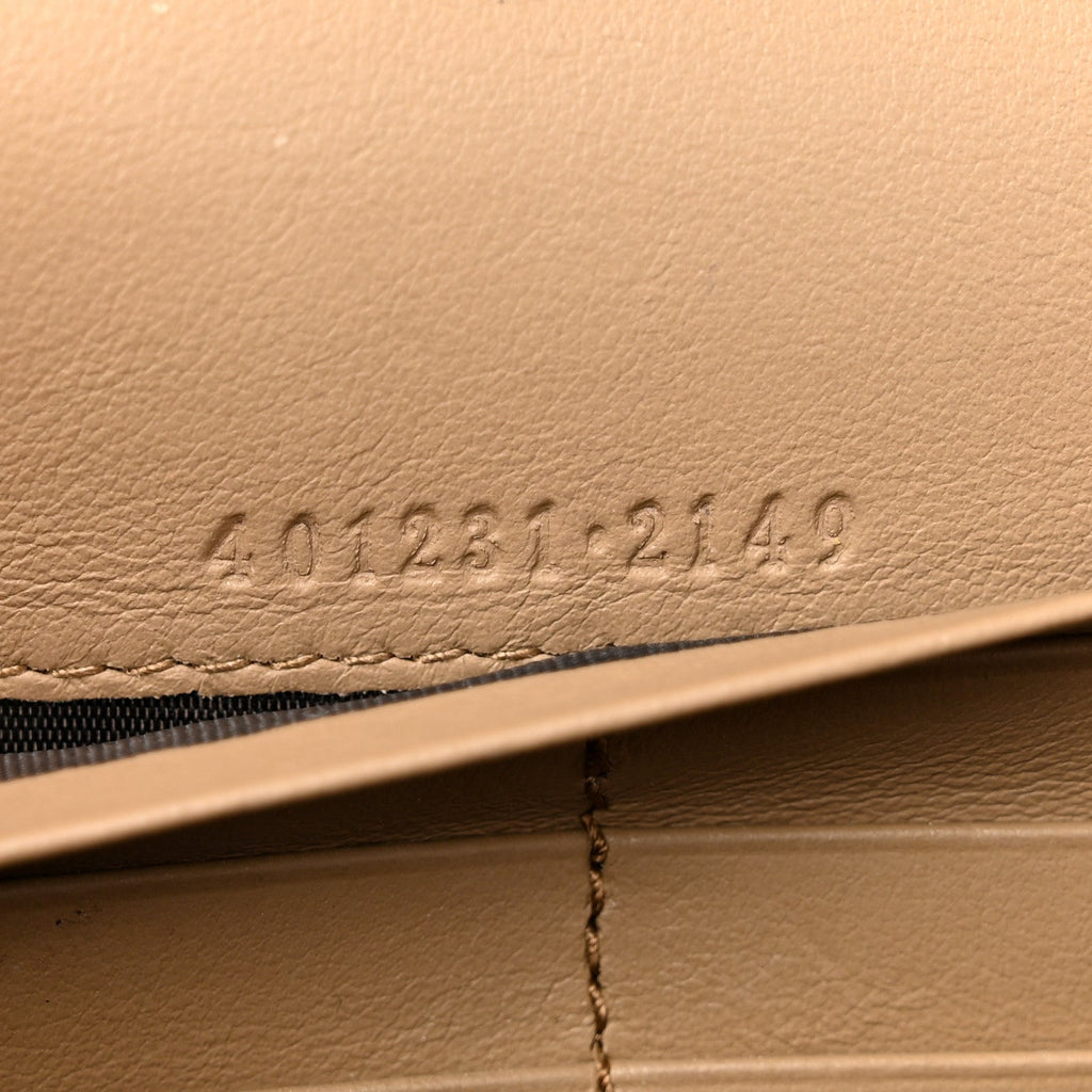 GG Supreme Monogram Mini Dionysus Chain Wallet Beige Taupe
