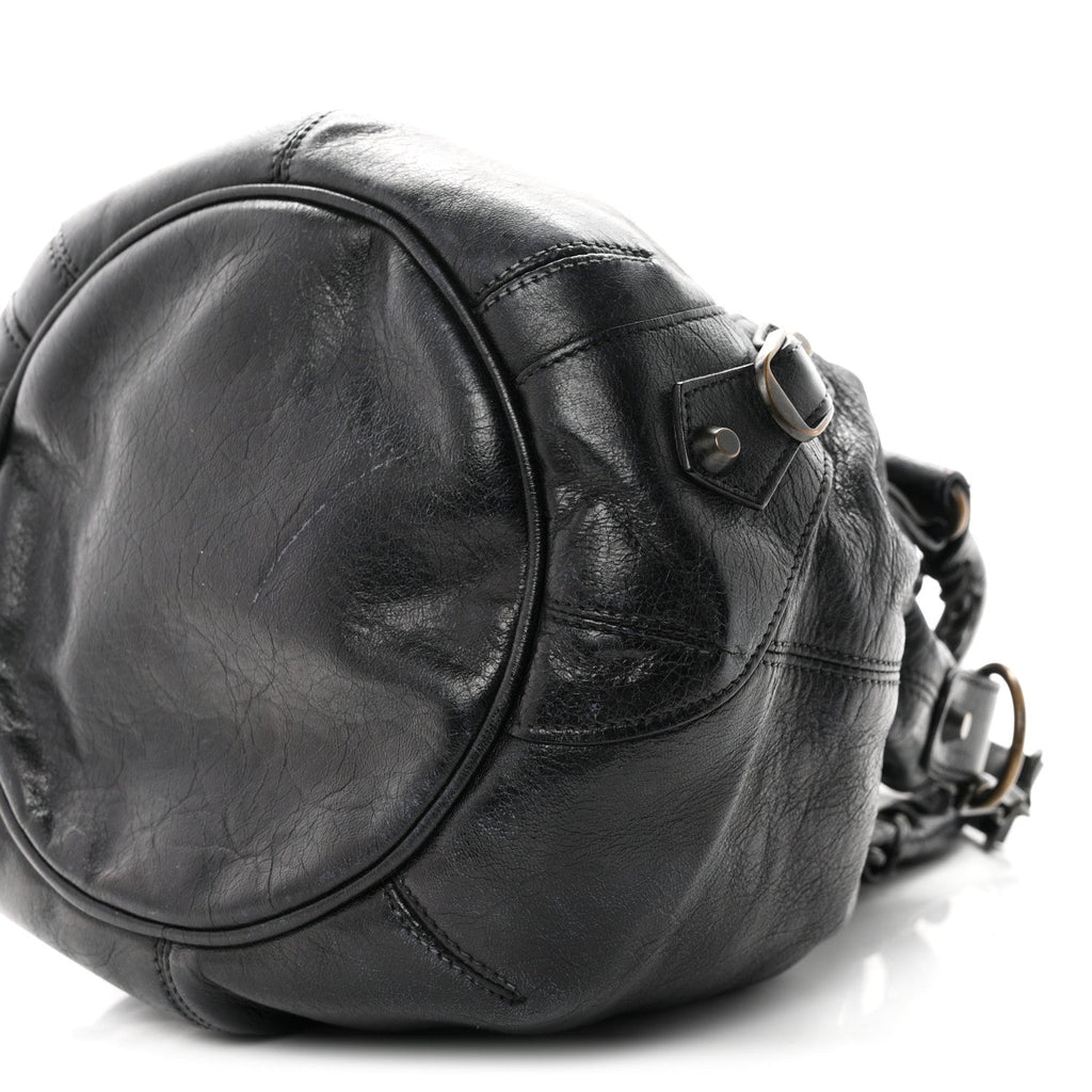 Agneau Classic Hardware Mini Pompon Dark Night