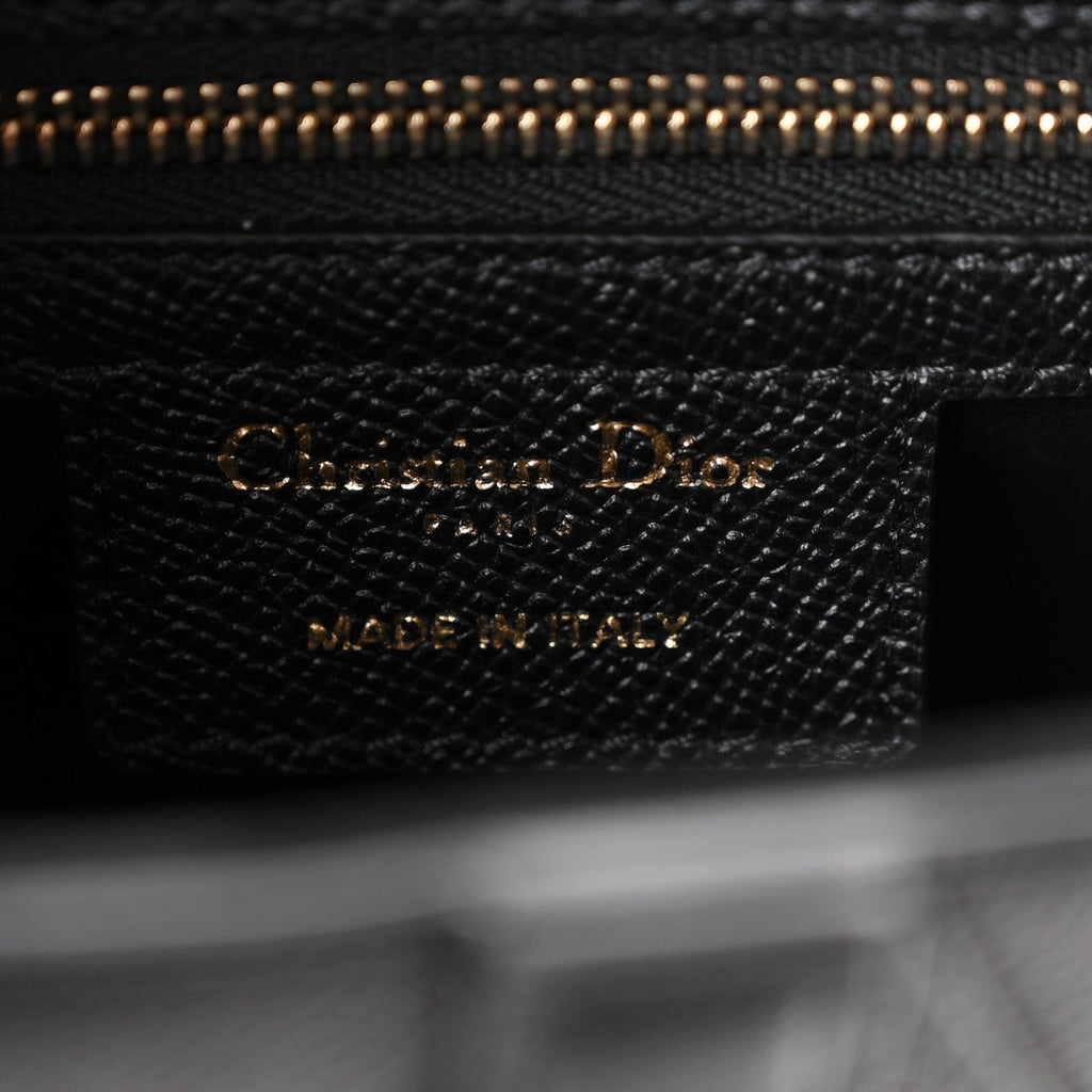 Grained Calfskin Saddle Bag With Strap Black