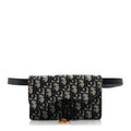 Oblique Saddle Belt Bag Blue