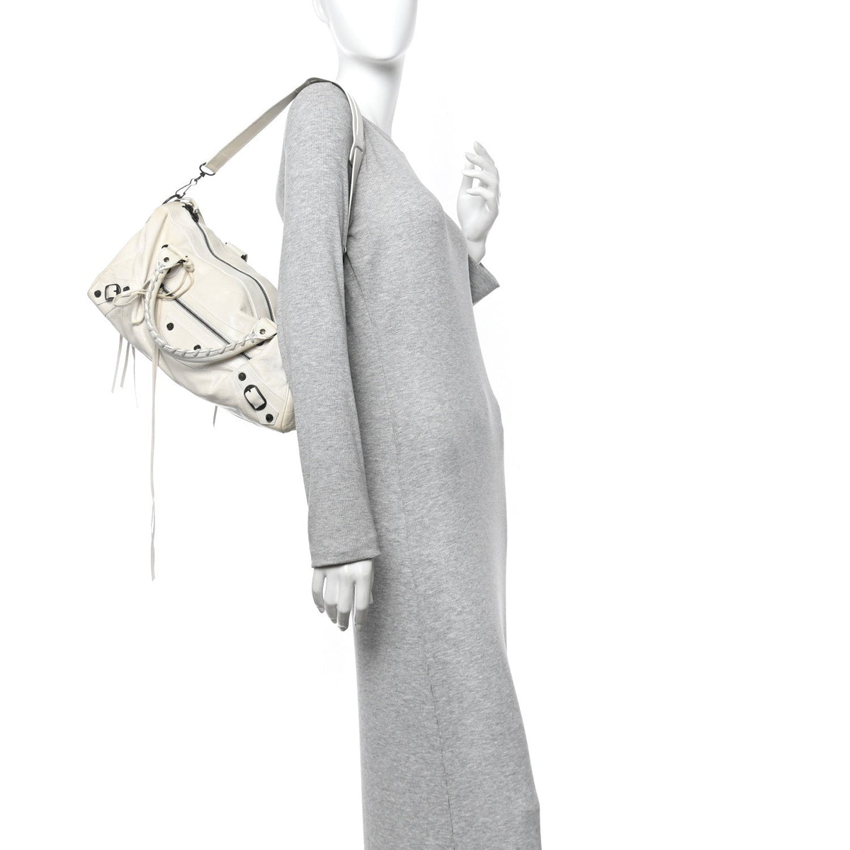 Agneau Classic Hardware Twiggy White