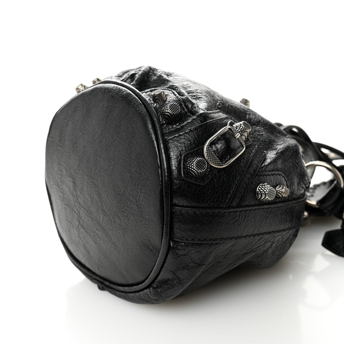 Agneau Arena Le Cagole Bucket Bag XS Black