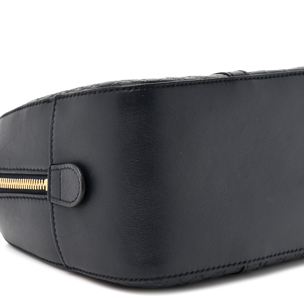 Microguccissima Medium Crossbody Bag Blue