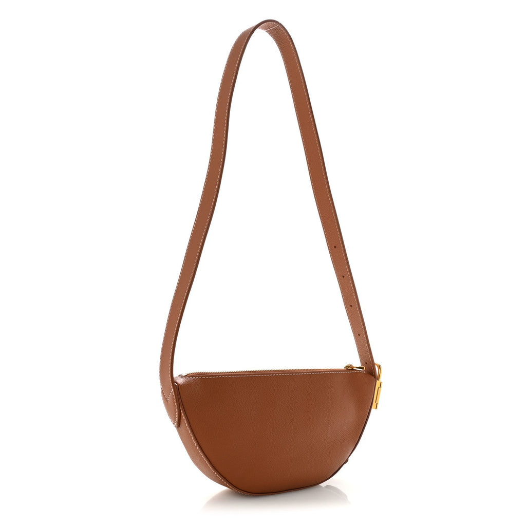 Smooth Calfskin Low Key Bumbag Cognac