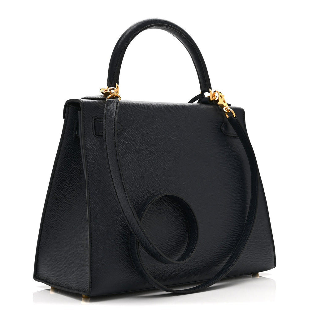 Epsom Kelly Sellier 28 Bleu Indigo