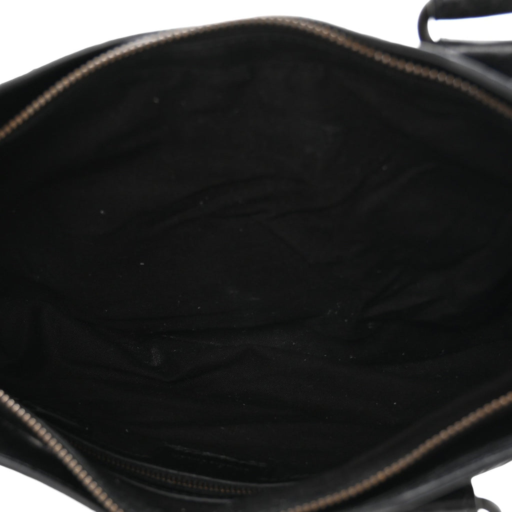 Agneau Arena Classic Hardware Le City First Bag Black