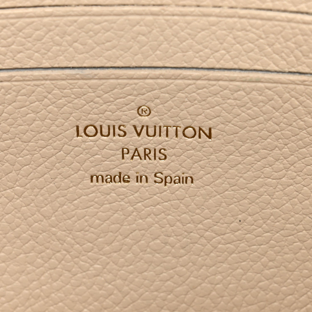 Empreinte Monogram Giant Ivy Wallet On Chain Cream