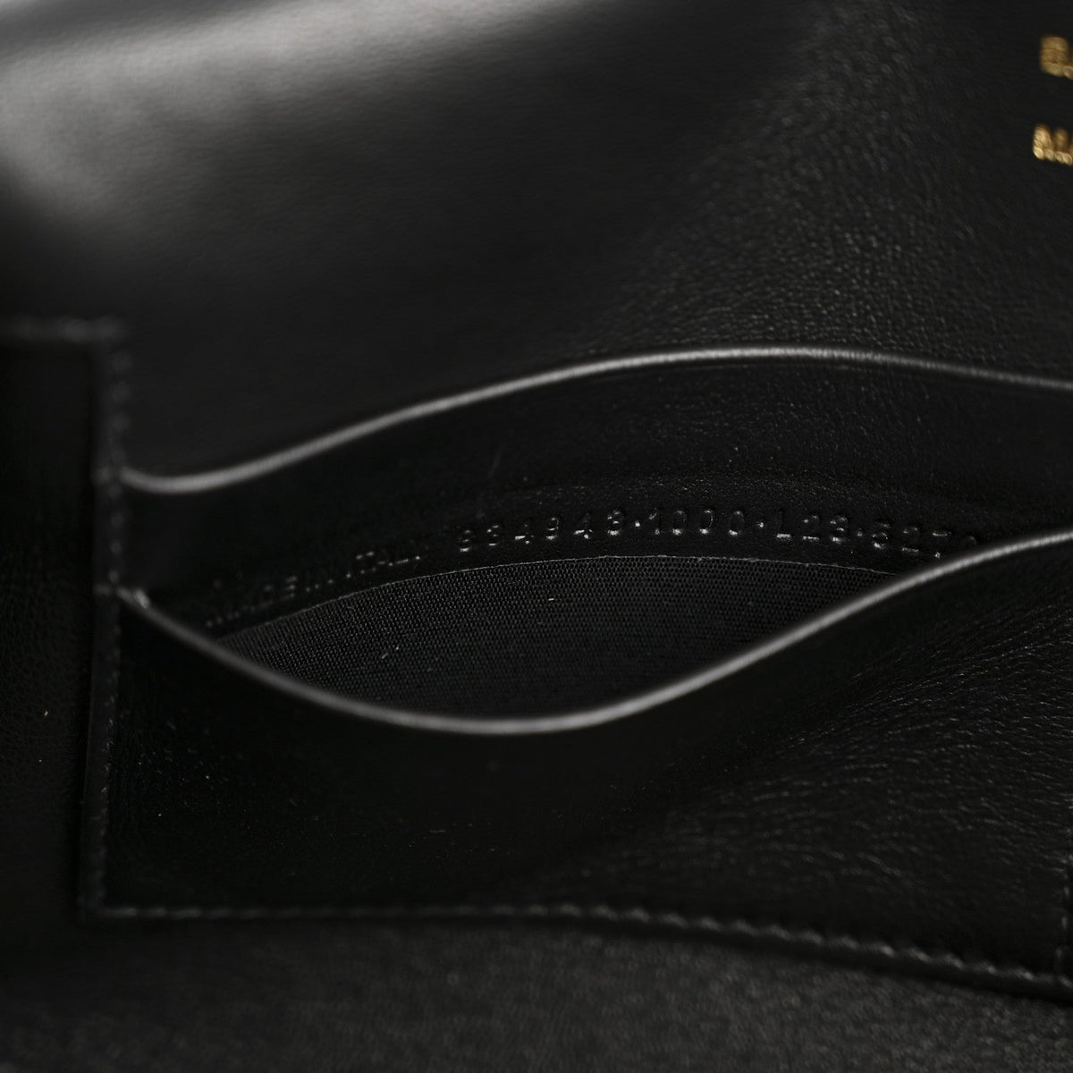 Smooth Calfskin Small Bel Air Clutch On Strap Black Black