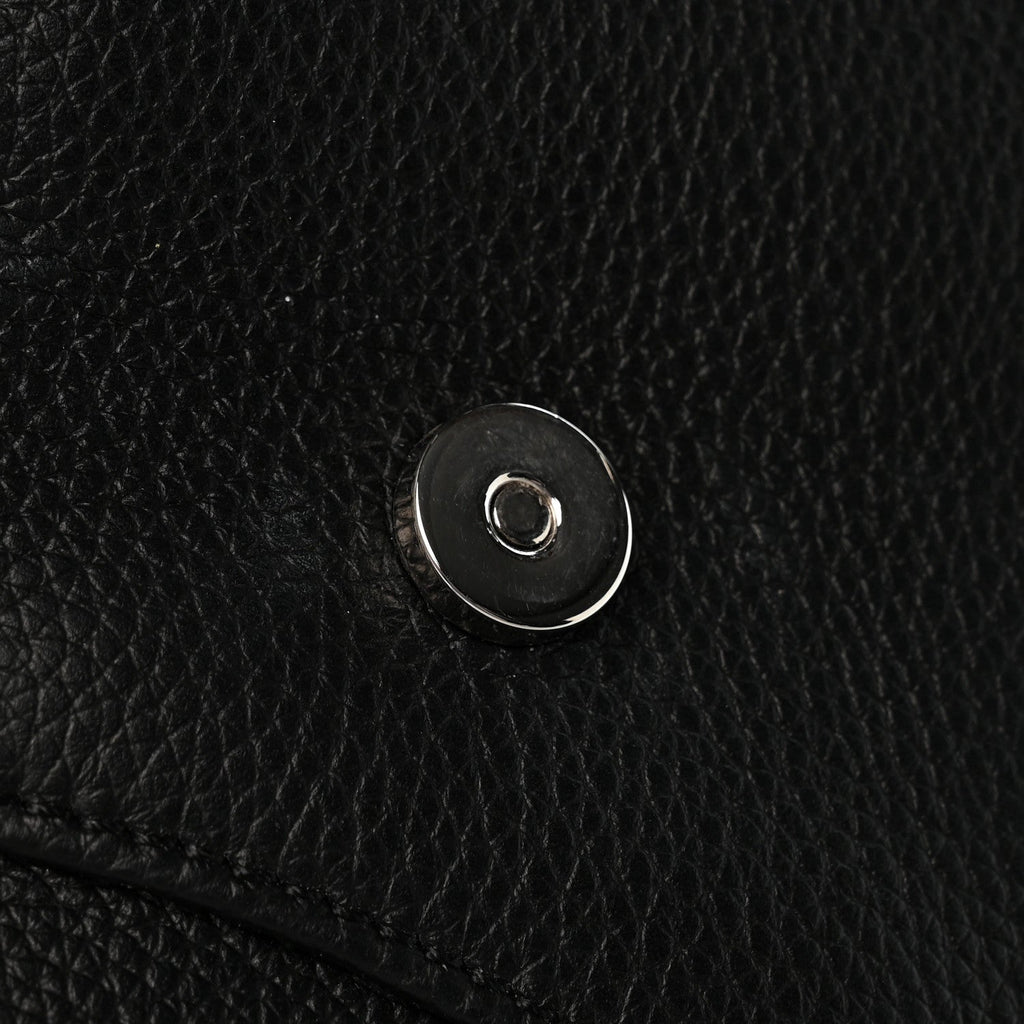 Grained Calfskin Kim Jones Saddle Bag Black
