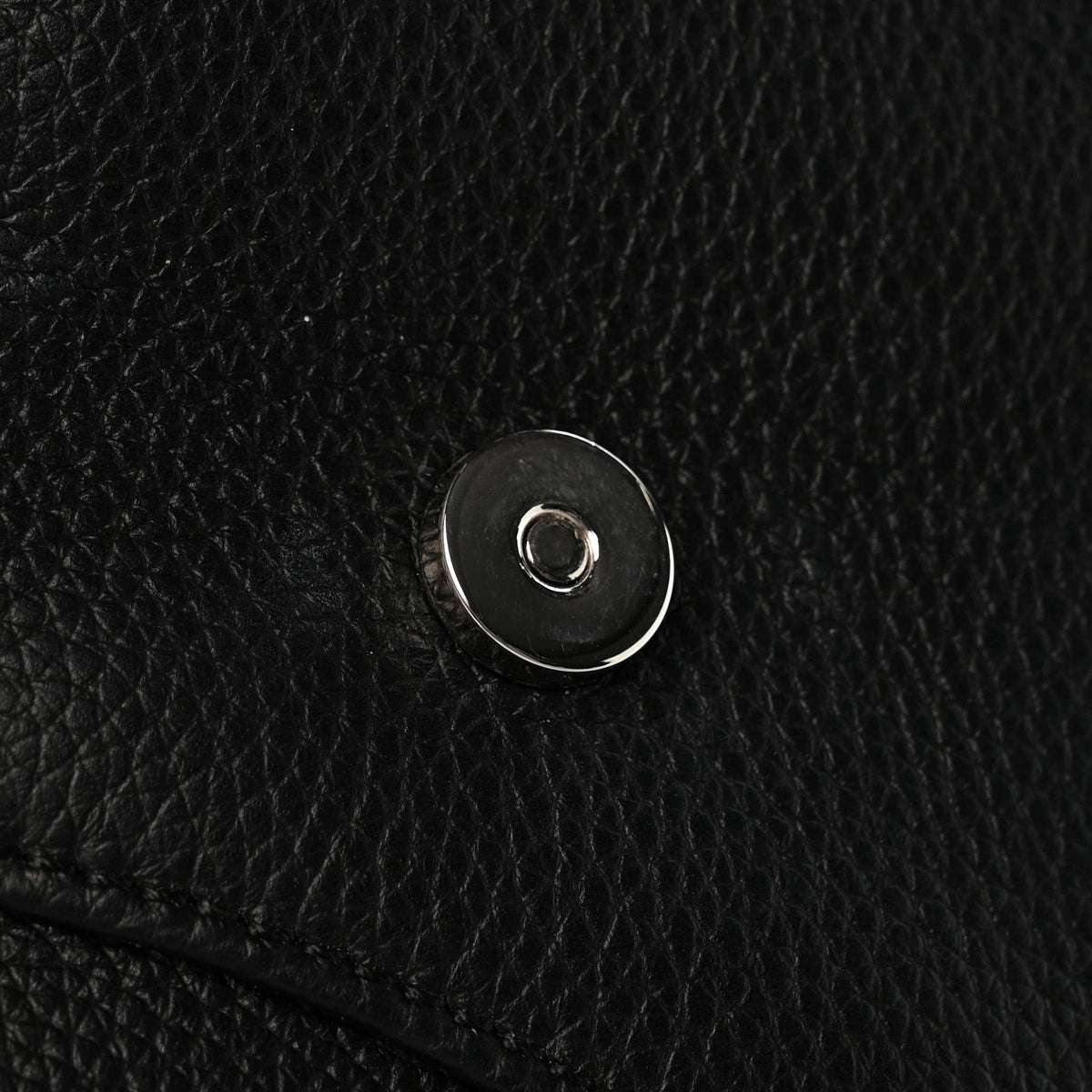 Grained Calfskin Kim Jones Saddle Bag Black