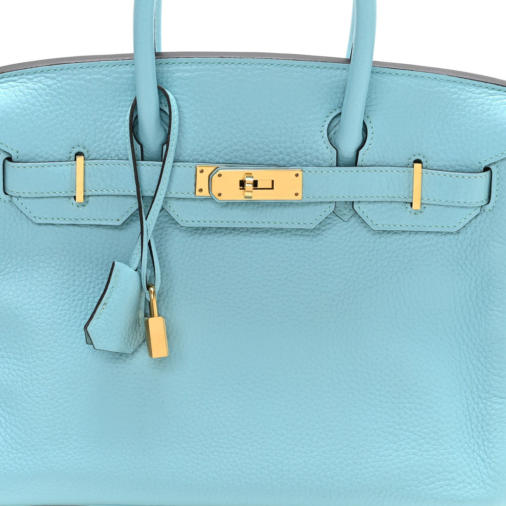 Togo Birkin 30 Bleu Saint Cyr