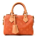 Calfskin Monogram Speedy P9 Bandouliere 20 Ochre