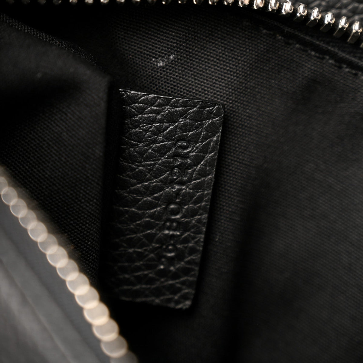 Grained Calfskin Kim Jones Saddle Bag Black