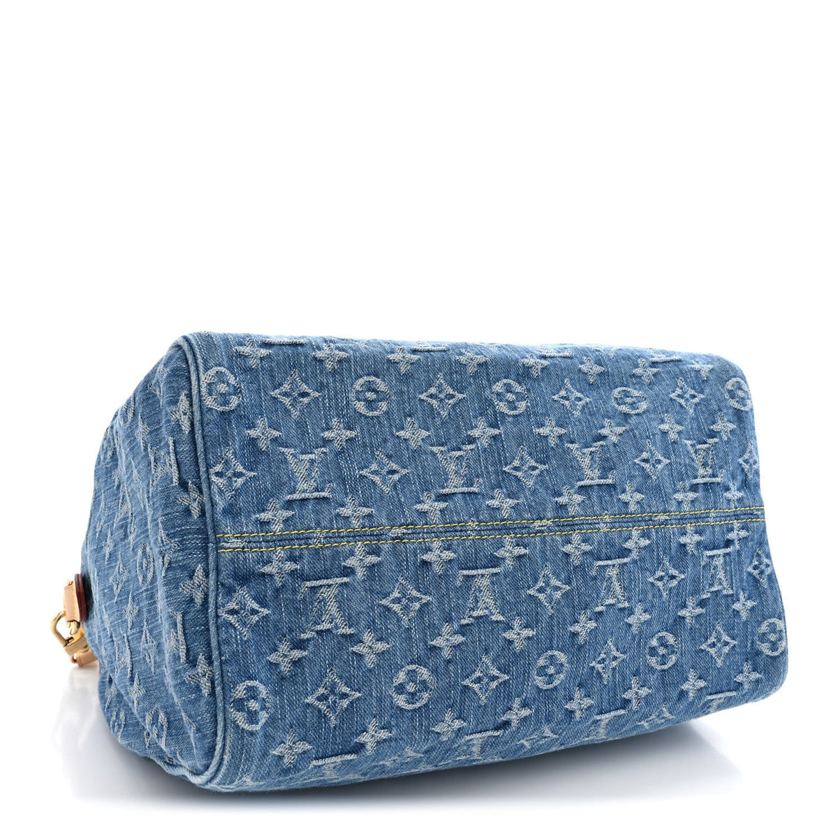 Monogram Denim Speedy Soft 30 Blue