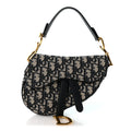 Oblique Mini Saddle Bag With Strap Blue