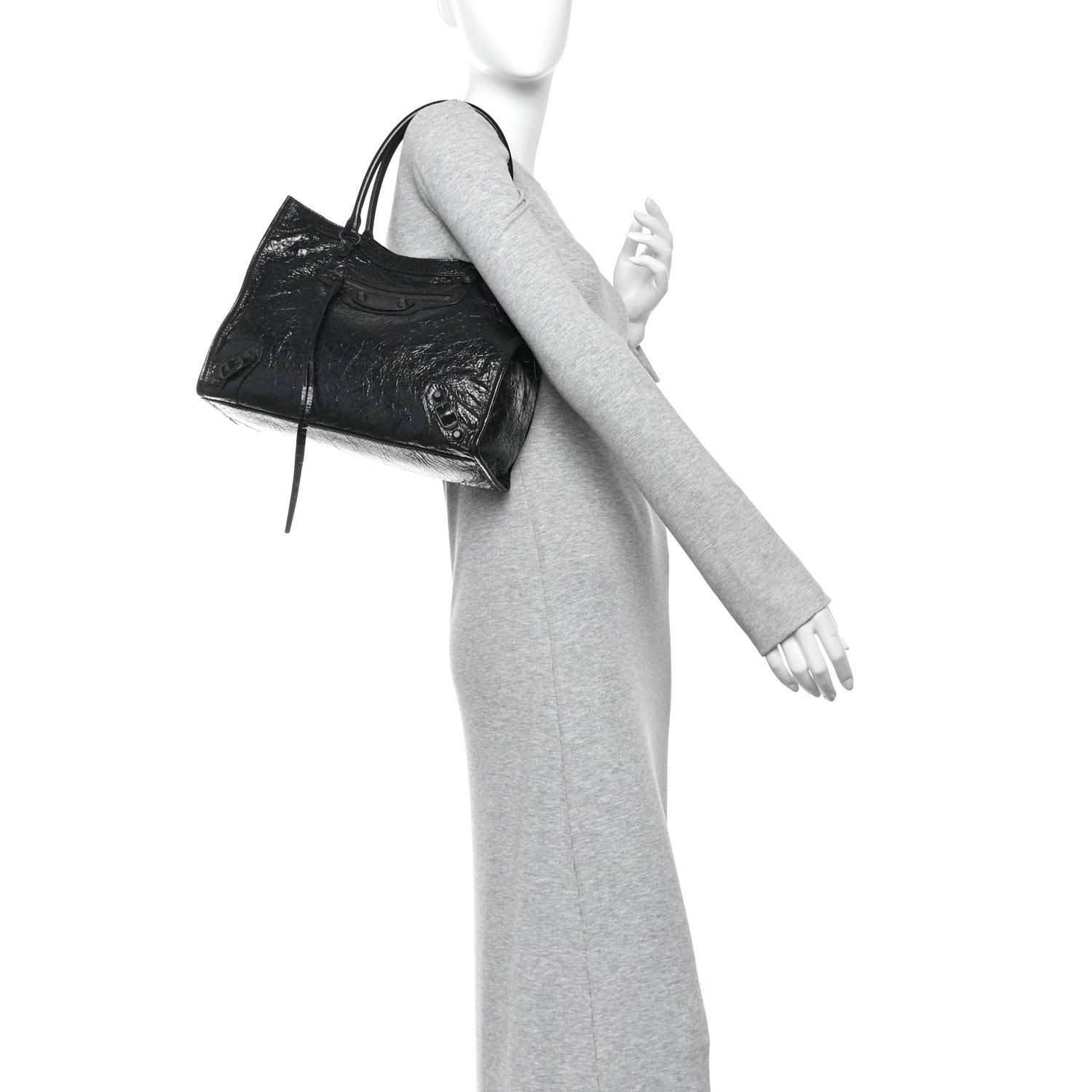 Agneau Arena Classic Hardware Small Le City Tote Black Black